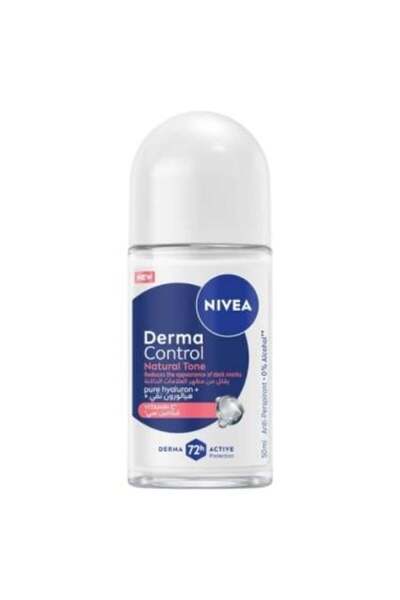 NIVEA Nivea Deo Roll-On Antiperspirant Derma Control Natural Tone with Vitami...