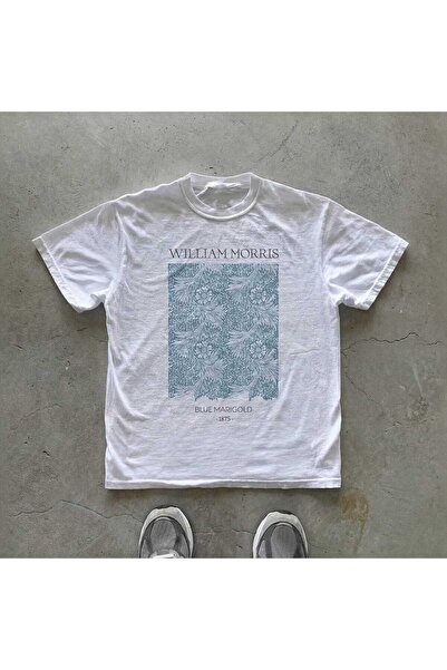 Grafftee Clothing Unisex majica sa štampanjem Vilijama Morisa, veće veličine
