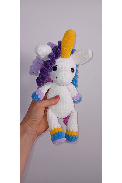 puppets division Jucărie unicorn croșetată, 23-30 cm