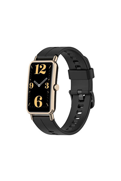 OEM Λουράκι Σιλικόνης Μαύρο (Huawei Watch Fit mini)