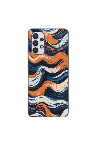 OEM Husa compatibila cu Samsung Galaxy A32 5G Silicon Gel Tpu Model Abstract ...