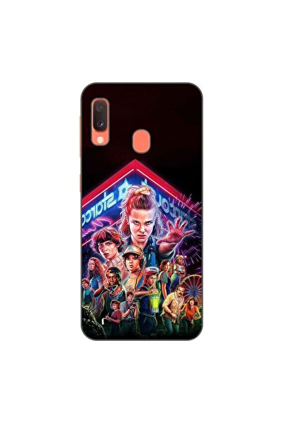OEM Husa compatibila cu Samsung Galaxy A20e Silicon Gel Tpu Model Stranger Th...