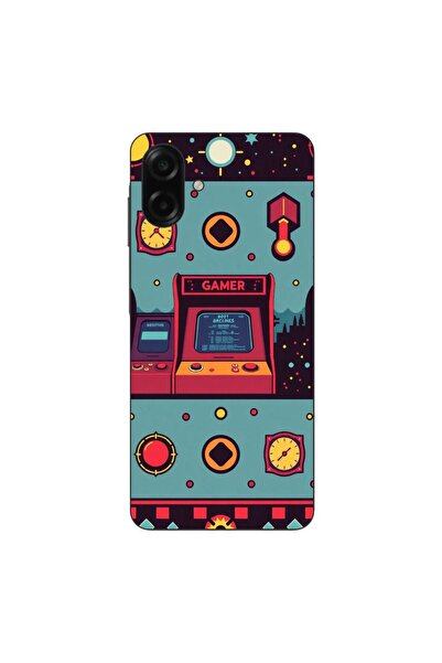 OEM Калъф, съвместим със Samsung Galaxy A07 4G, силиконов гел TPU, с десен Ге...