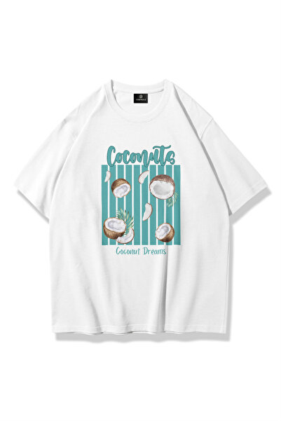 Cupla Tricou Unisex Coconut Dreams Alb