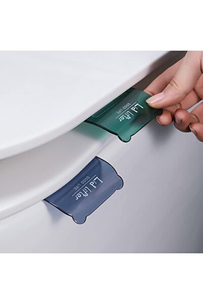 Arabest 4-Piece Toilet Seat Handle,Lid Lifter,Sanitary,Easy to Install,Portab...