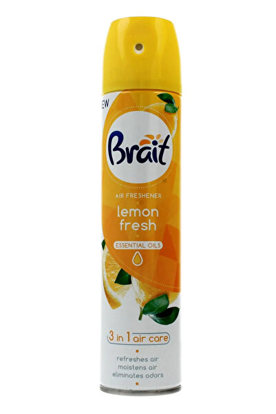 DRAMERS Brait Air Care 3 în 1 Odorizant clasic Lămâie Proaspătă 300ml