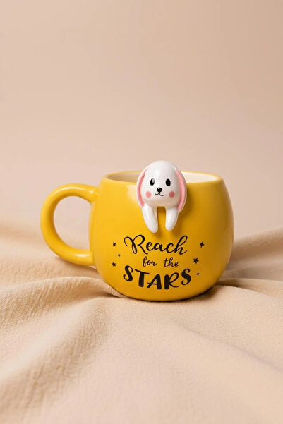 Bereketli Store Acar Animal Figured Porcelain Mug – Stylish and Cute Design C...