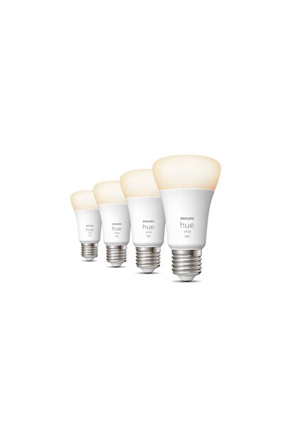 Philips Hue Bec LED Alb E27 2700K 806 lm Bluetooth 4 bucăți