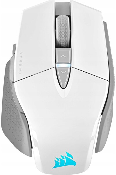 Kraft&dele Mouse Corsair M65 Ultra Wireless RGB Alb de gaming fără fir