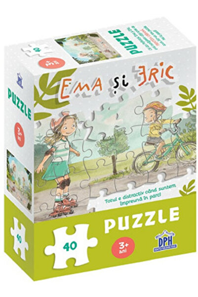 Editura DPH Emma și Eric în parc - Puzzle, Editura DPH
