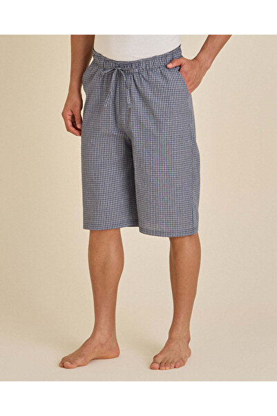 REDTAG Men Grey Striped Pyjama Shorts