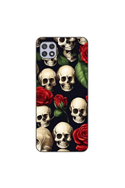 OEM Husa compatibila cu Samsung Galaxy A22 5G Silicon Gel Tpu Model Skulls an...