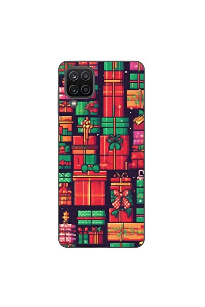 OEM Husa compatibila cu Samsung Galaxy A12 Silicon Gel Tpu Model Pixel Art Gifts