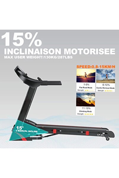 miracle fitness Home Use Treadmill CP- X5 / 3.5HP