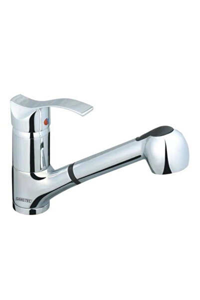 SANITEC Baterie cu dus pentru bucatarie SN0012, monocomanda, finisaj lucios, ...