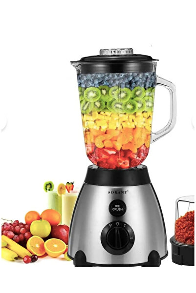 SOKANY Sınırsız Lezzetlerin Anahtarı 400W Cam Blender ve Smoothie Makinesi 3 ...