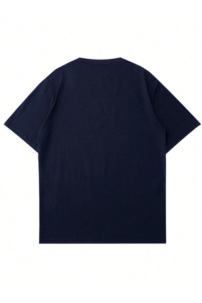 Mad&Calf Unisex Ronaldo Nazario Printed Crew Neck Oversize Tshirt