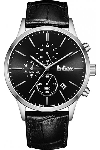Lee Cooper Ceas de modă pentru bărbați LC08154.351 — negru