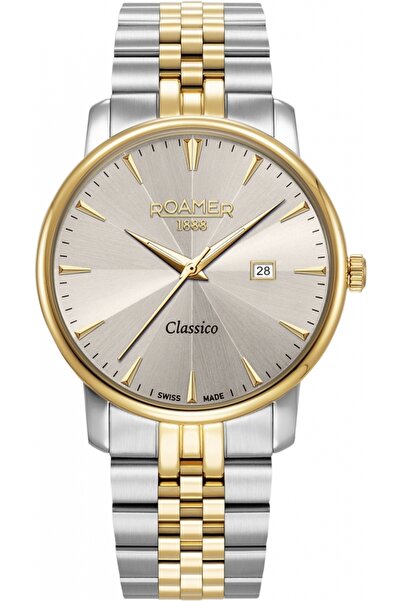 Roamer Ceas bărbătesc 971856 48 55 50 — auriu, clasic, pentru cupluri.