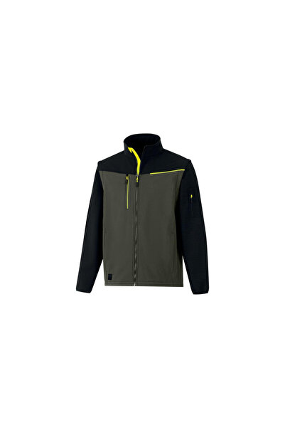 Delta Plus Softshell 2 în 1, 2 straturi laminate, culoare Kaki-negru, mărime:...