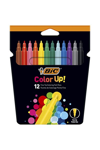 Bic Pixuri cu vârf de pâslă Color UP 12 culori