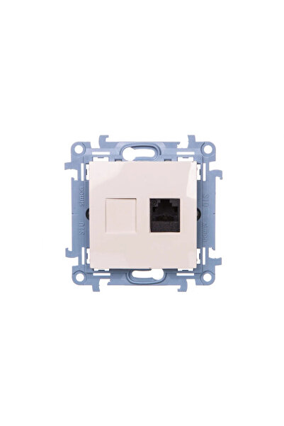 Kontakt-Simon Soclu computer Simon 10 unic RJ45 cat. 6 cremă (C61.01/41)