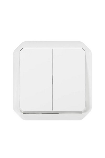 Legrand NOWY PLEXO 55 Conector dublu / Mecanism cu buton dublu 10 AX - 250V A...