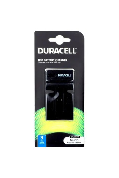 Duracell Încărcător cu cablu USB pentru baterie GoPro Hero 5,6,7 și 8