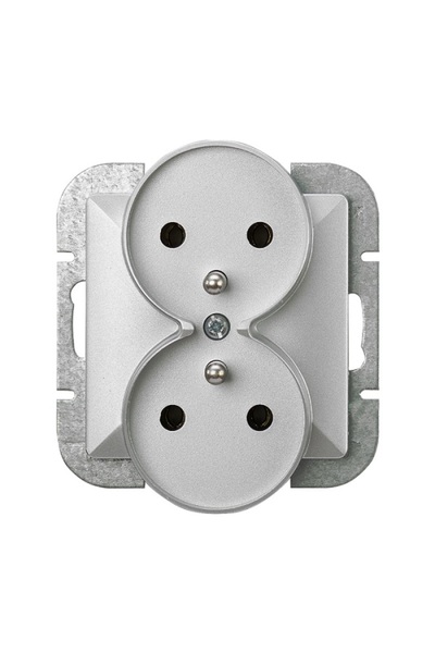 ABEX PERLA DOUBLE NEST P/T Z/U ARGINTIU
