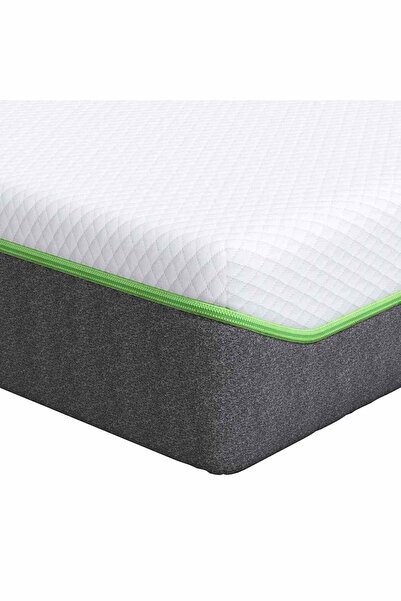 vidaxl Saltea Alb și gri 80 x 200 cm Material Jacquard