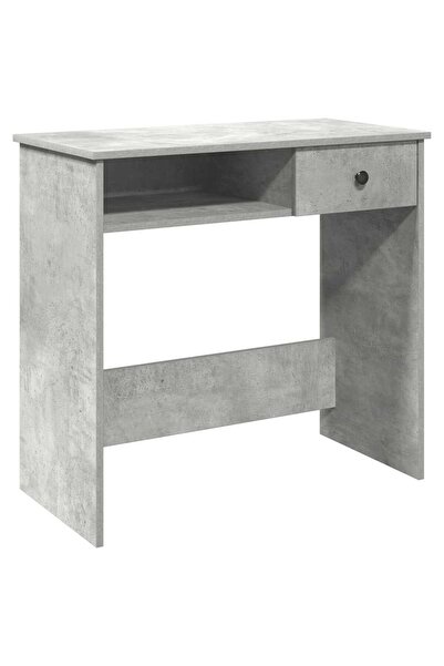 vidaxl Birou, gri beton, 80 x 40 x 75 cm, PAL