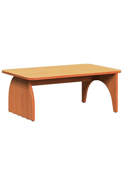 vidaxl Masă de cafea Maroniu cerat 80 x 50 x 31 cm Lemn masiv de pin