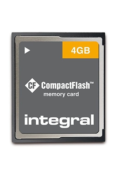 İntegral CompactFlash CF Κάρτα Μνήμης 4GB (INCF4GV2)
