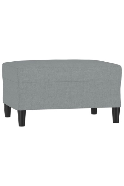 vidaxl Taburet, gri deschis, 70x55x41 cm, material textil