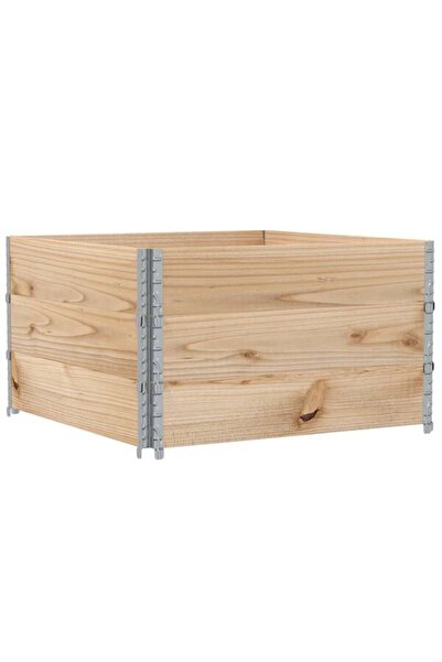 vidaxl Rame de palet, 3 buc., 100 x 100 cm, lemn masiv de pin