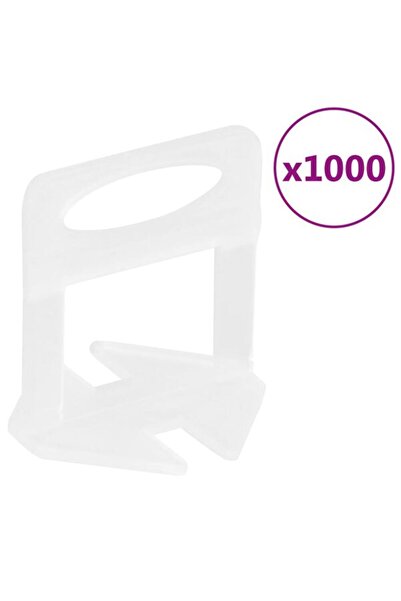 vidaxl Cleme de nivelare a plăcilor 1000 bucăți 1,5 mm