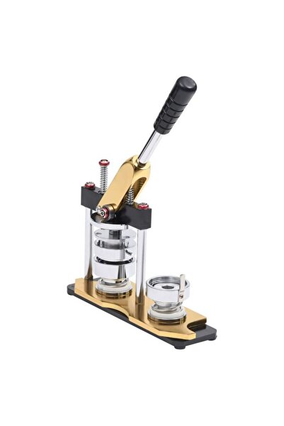 vidaxl Presă pentru insigne, tăietor circular, perforator rotativ, 44 mm