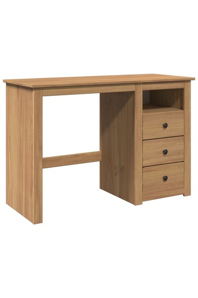 vidaxl Birou „Panama”, 112x45x75 cm, lemn masiv de pin