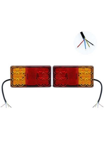 ACP Σετ Φώτων LED για Ρυμουλκούμενο με Βίδες 12V 2 τεμάχια