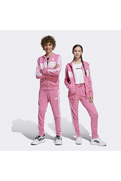 adidas Essentials Tiberio JI6037 Παιδικό Σετ Φόρμας Ροζ