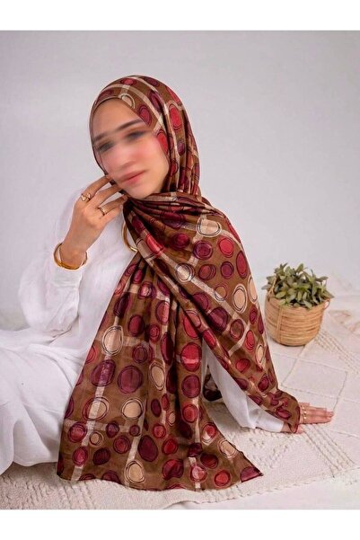ISHRAQAT AL-AMAL A Circle-Patterned Chiffon Fabric, 2 Meters Long and 1 Meter...