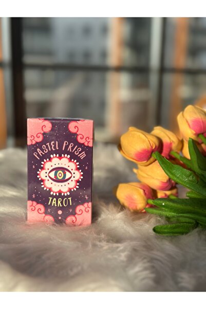 Galaksi Dükkanı Pastel Prism Tarot Destesi /Tarot Kartları -10cm 6,5cm boyutl...