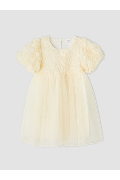 LC Waikiki Quality Pieces from Çelebi Store Balloon Sleeve Girl's Dress