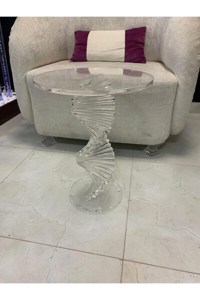 horoof home Acrylic Waterfall serving table, unique plexi design for your hom...