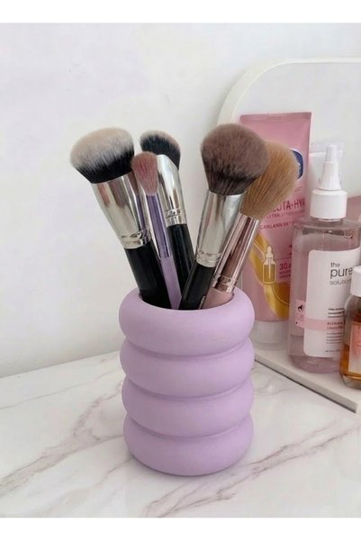 No12 Studio Wavy Design Makeup Brush Holder/Pen Holder (8 X 10)