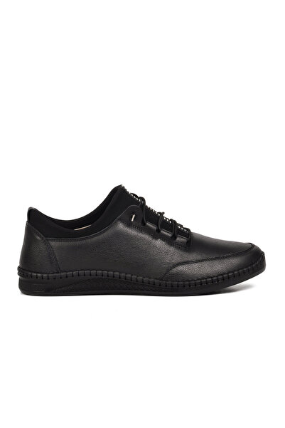 AYAKMOD Black Genuine Leather Men's Casual Shoes 800 m