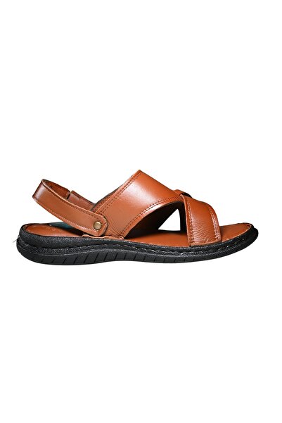 NORRSKEN Toren Men's Genuine Leather Comfortable Sandals Tan