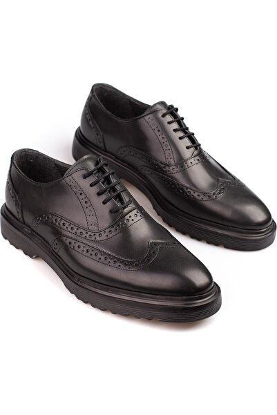 gizlitopuk 5-6 cm Height Increasing Hidden Heel Black Men's Classic Shoes Gtm...