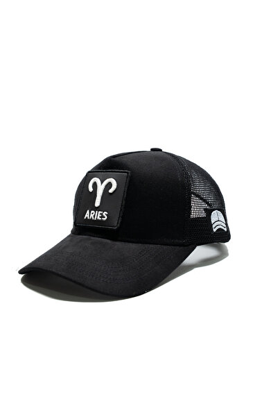 all hats قبعة شبكية مزينة برقعة برج الحمل |   قبعة رياضية مناسبة للاستخدام ال...