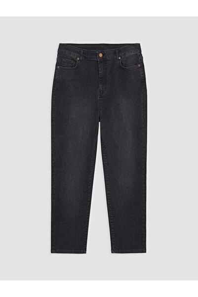 LC Waikiki Nevavm Big Size Slim Mom Women's Jean Pants with Difference